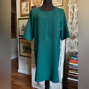 5 for 35 Anthropologie green shift dress
